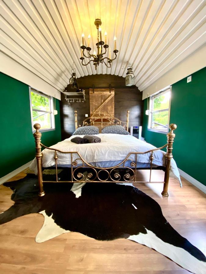 Villa Gleis 1, Eisenbahn Waggon Mit Whirlpool Und Ofen Dahlem  Exterior foto