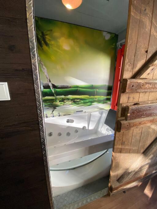 Villa Gleis 1, Eisenbahn Waggon Mit Whirlpool Und Ofen Dahlem  Exterior foto